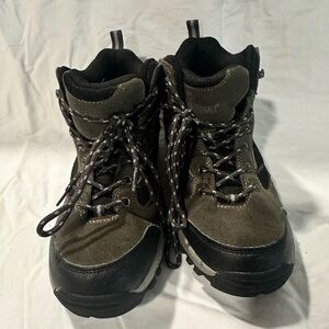 Denali Hiking Boots Youth Size 6 Style A14u087A-1 High Top Lace Up Leather Upper